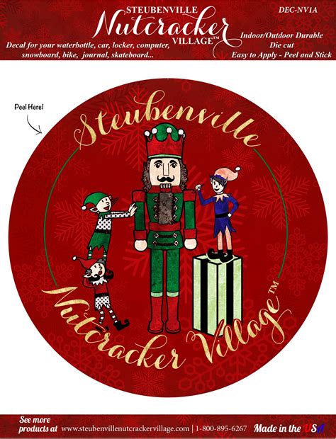 Nutcracker Village Logo Decal – Nelson Enterprises