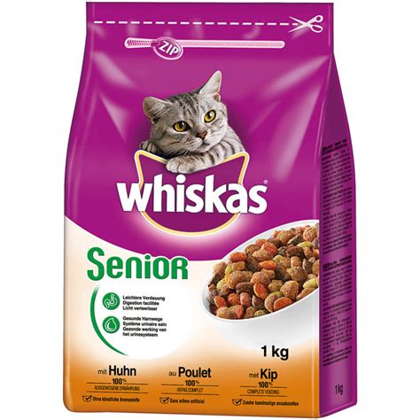 Whiskas Croquettes à l'agneau pour chat sénior (1kg) acheter à prix ...