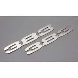 Camaro Hood Emblems, 383, Stainless Steel, 1967-1969 | Camaro Depot