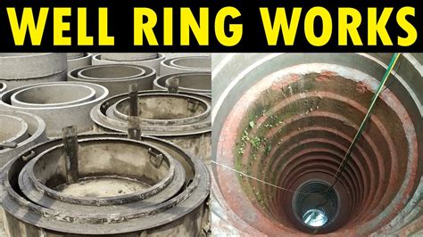 Well Ring Works | Concrete Well ring Construction and Well ring Installation - YouTube