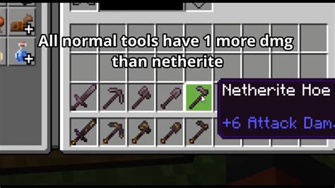 Minecraft Netherite Armor And Tools