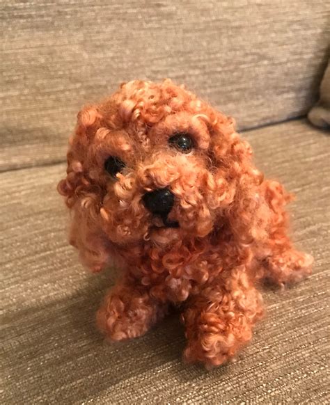 Cockapoo Miniature Felted Pet Portrait - Etsy