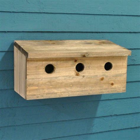 Sparrow Colony Wooden Nesting Box | Nesting boxes, Nesting box, Bird ...