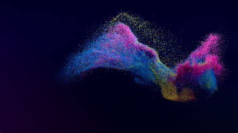 WALLPAPERS HD: Flying Colorful Particles