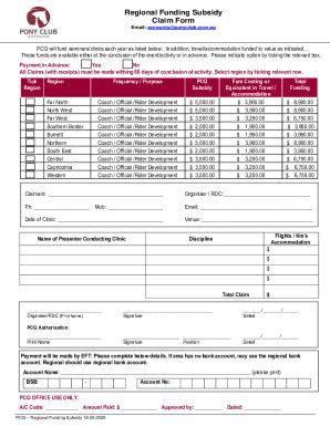 Fillable Online Child care subsidy claim forms: Fill out & sign online ...