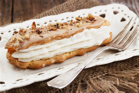 Maple Glazed Eclairs - Seasons and Suppers