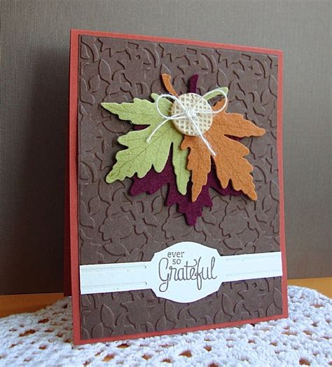 Best DIY Ideas of Handmade Thanksgiving Cards Picture 19 | Thanksgiving cards handmade, Fall ...