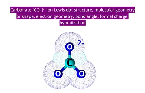 CO32- lewis structure, molecular geometry, and bond angle