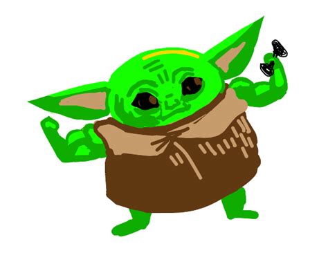 Buff Baby Yoda - Drawception