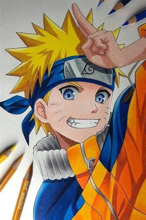 🎨Naruto Uzumaki Aprenda A Desenhar Assim- Curso Desenhando Melhor 📌 | Эскизы персонажей, Милые ...