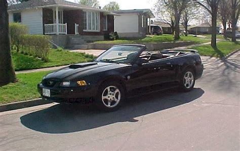 Black 2004 Ford Mustang 40th Anniversary Edition Convertible