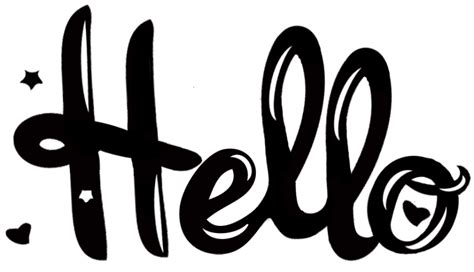 Hello PNG HD Image - PNG All