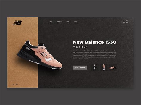 New Balance Store by Alexander Melnikov on Dribbble