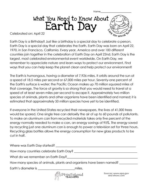 19 Middle School Earth Science Worksheets / worksheeto.com