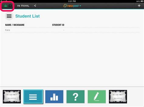 How to launch and login to a nearpod presentation - B+C Guides