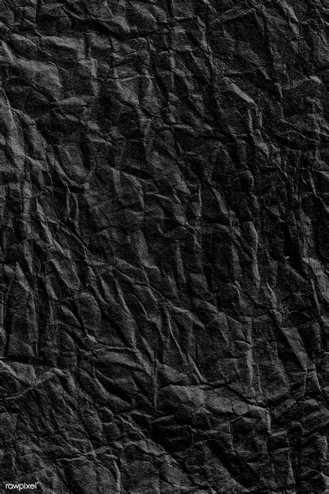 Crumpled black paper textured background | free image by rawpixel.com / marinemynt | Black paper ...