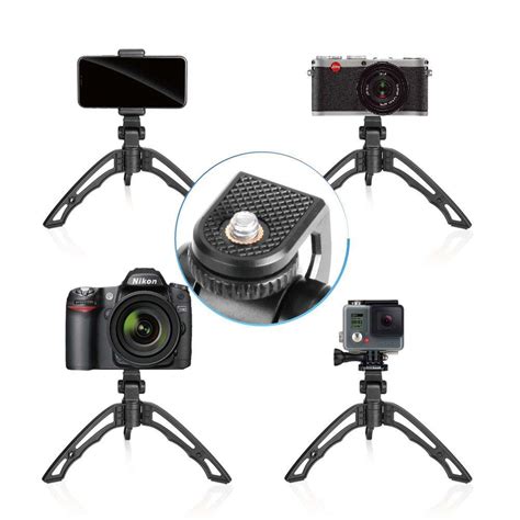 Compact Selfie Handheld Stable Tripod for Smartphone Camera DSLR