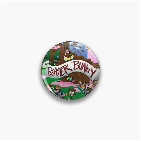 "Eddsworld beaster bunny" Pin for Sale by MYCZQANM | Redbubble