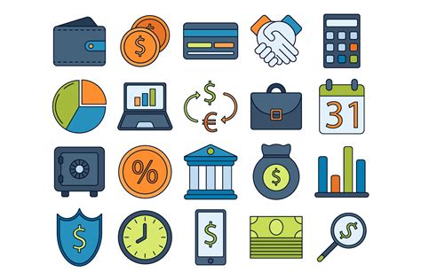 Finance Free Vector Icon Set - GraphicSurf.com