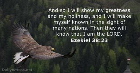 Ezekiel 38:23 - Bible verse - DailyVerses.net