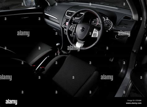 2012 model Suzuki Swift Sport hot hatch sports car interior Stock Photo - Alamy