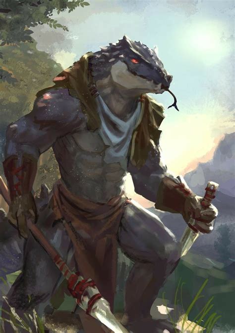 Lizardfolk | Personagens dnd, Ilustrações, Personagens masculinos