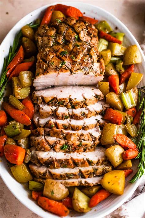 Juicy Pork Loin Roast with Veggies | Easy Weeknight Recipes