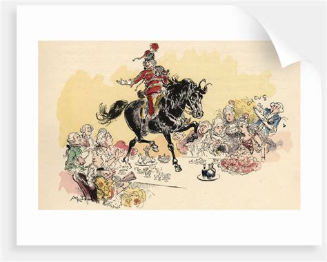 Illustration of Baron von Munchausen on Horseback posters & prints by ...