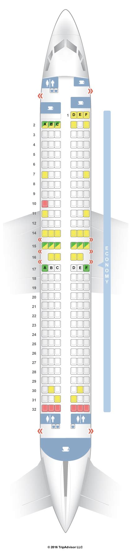 SeatGuru Seat Map SAS Boeing 737-800 (738)