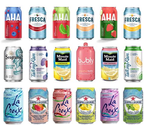 Buy Sparkling Water / Juice Variety Pack - 12 Oz Soda Cans - Great Sampler, Natural Flavored ...