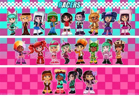 [SUGAR RUSH] The Sugar Rush Racers by dorkaarts on DeviantArt