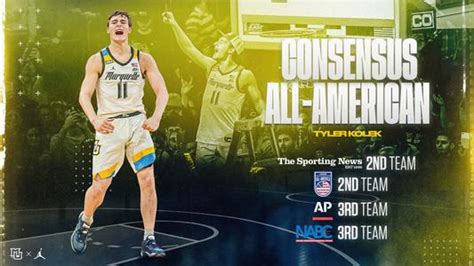 Tyler Kolek Consensus All-America Selection - Marquette University ...