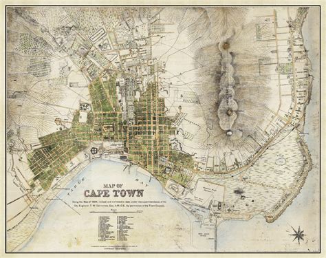 Cape Town 1884 : r/MapPorn