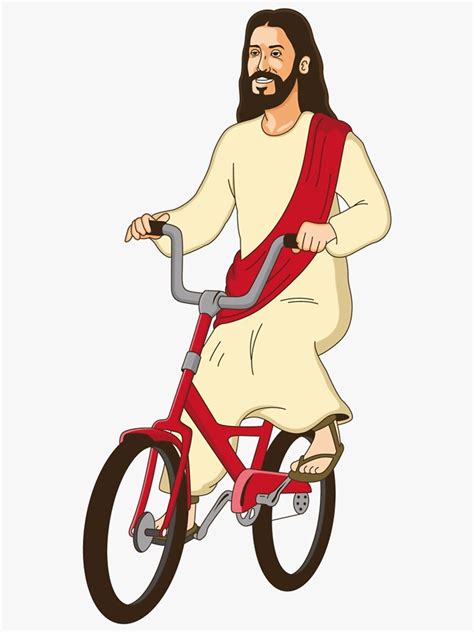 "Christ on a Bike - Funny Religious Lord Jesus Church Group Gift ...