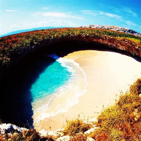 Hidden Beach of Islas Marietas, Mexico