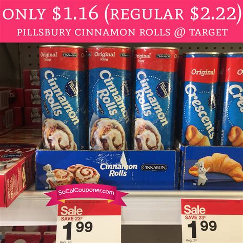 Only $1.16 (Regular $2.22) Pillsbury Cinnamon Rolls @ Target Until 11/19 - Deal Hunting Babe