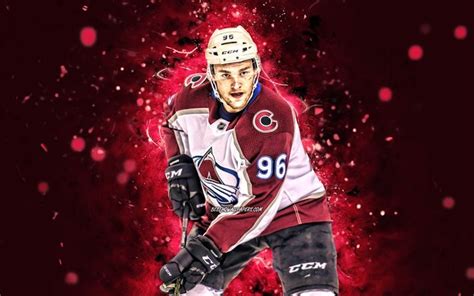 Download wallpapers Mikko Rantanen, 4k, NHL, Colorado Avalanche, hockey stars, hockey, purple ...