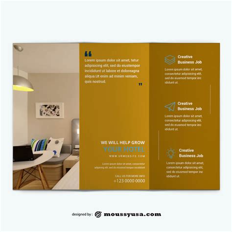 3+ Hotel Brochure template ideas | Mous Syusa