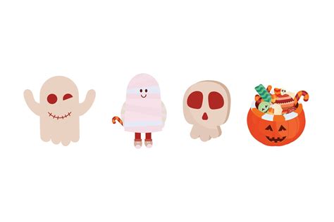 Cute Halloween Variations Graphic by empatsekawanstudio · Creative Fabrica