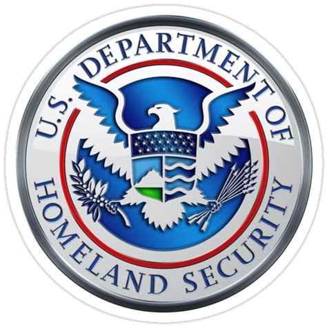 "Department of Homeland Security - DHS Emblem 3D on Blue Velvet ...