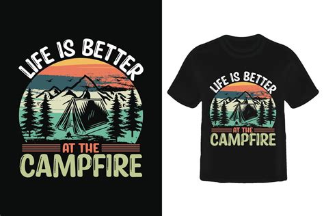 Camping T shirt design. 20500947 Vector Art at Vecteezy