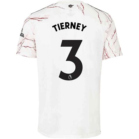 2020/21 Kids adidas Kieran Tierney Arsenal Away Jersey - SoccerPro