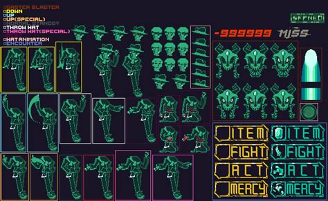 Fellswap emerald papyrus battle Sprite by swapfellNEOpapyrus on DeviantArt