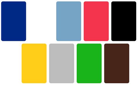 Wisconsin Flag Color Codes - HTML Hex, RGB and CMYK Color Codes