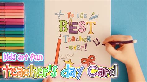 How To Draw A Card For Your Teacher - Haiper