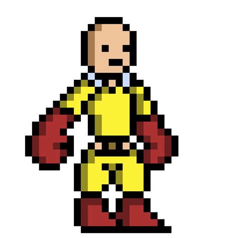 Saitama - Pixel Art by sominterre on DeviantArt