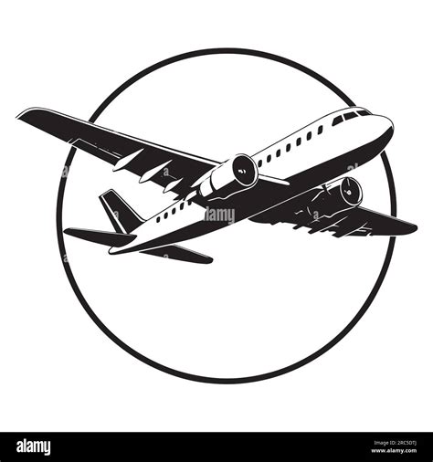 Taking off plane logo Stock Vector Image & Art - Alamy