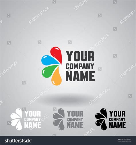 Ink Symbol Printing Company Logo Colored Stock Vector (Royalty Free) 570249052 | Shutterstock