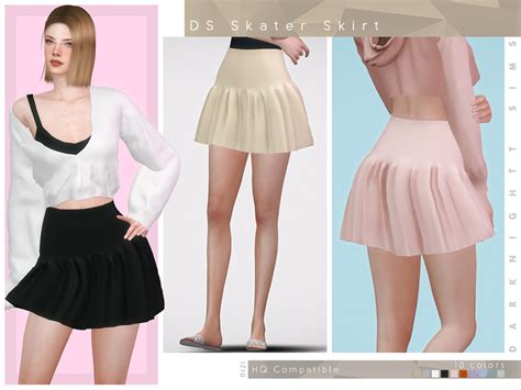 DS Skater Skirt by DarkNighTt at TSR » Sims 4 Updates