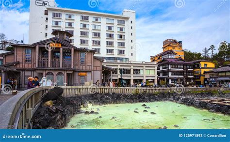 Kusatsu Onsen in Gunma, Japan Editorial Photography - Image of japanese, nature: 125971892